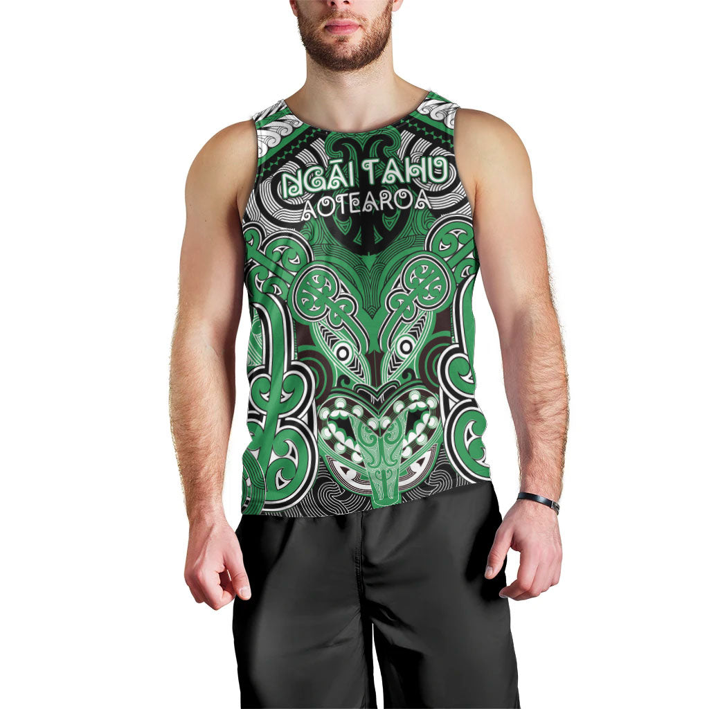 Aotearoa Iwi Ngai Tahu Personalised Men Tank Top Maori Kowhaiwhai Pattern