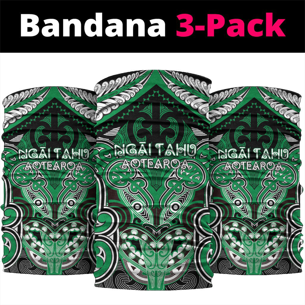 Aotearoa Iwi Ngai Tahu Neck Gaiter Maori Kowhaiwhai Pattern