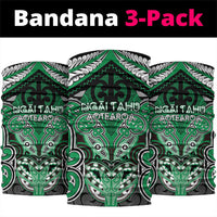 Aotearoa Iwi Ngai Tahu Neck Gaiter Maori Kowhaiwhai Pattern