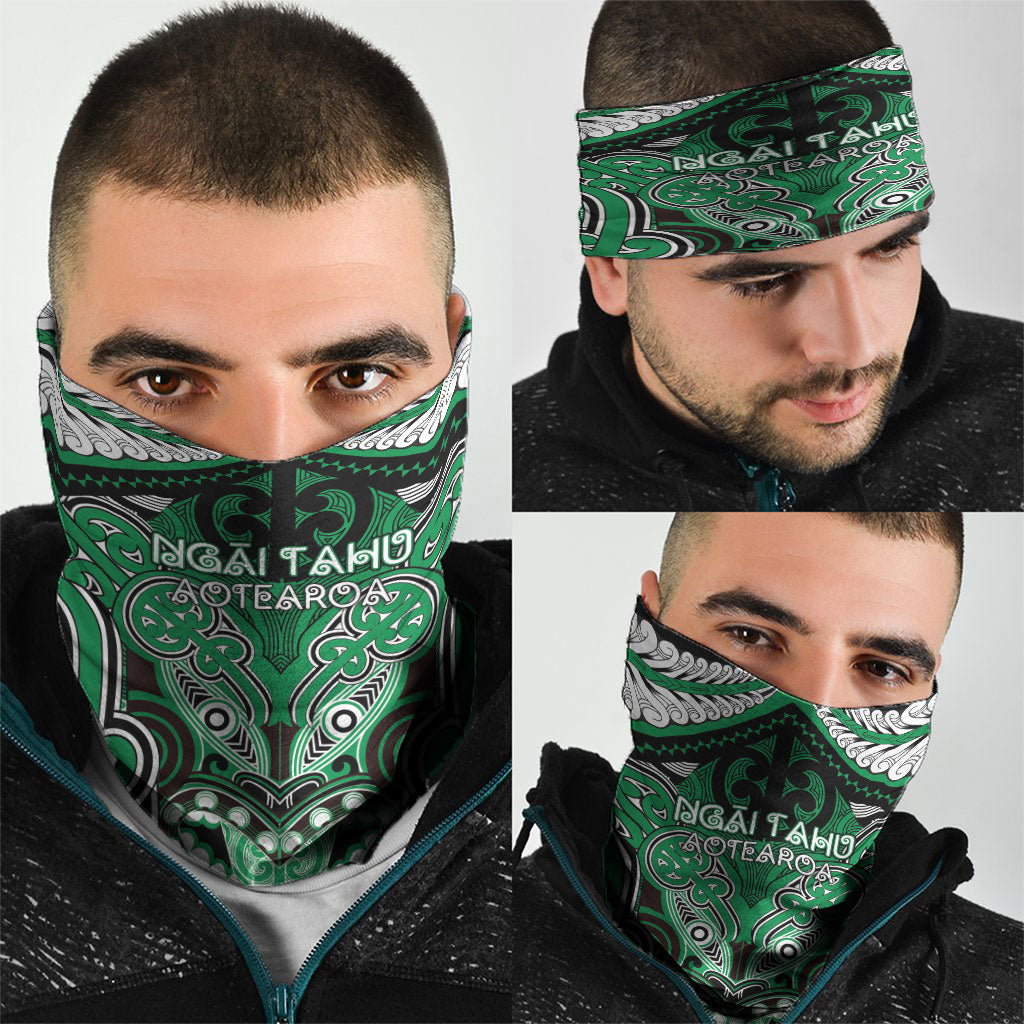 Aotearoa Iwi Ngai Tahu Neck Gaiter Maori Kowhaiwhai Pattern