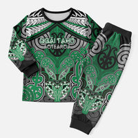 Aotearoa Iwi Ngai Tahu Personalised Christmas Pajama Set Maori Kowhaiwhai Pattern