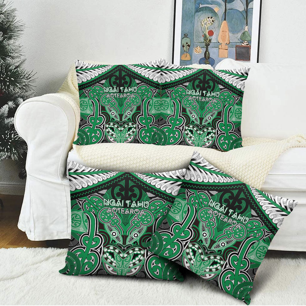Aotearoa Iwi Ngai Tahu Pillow Cover Maori Kowhaiwhai Pattern