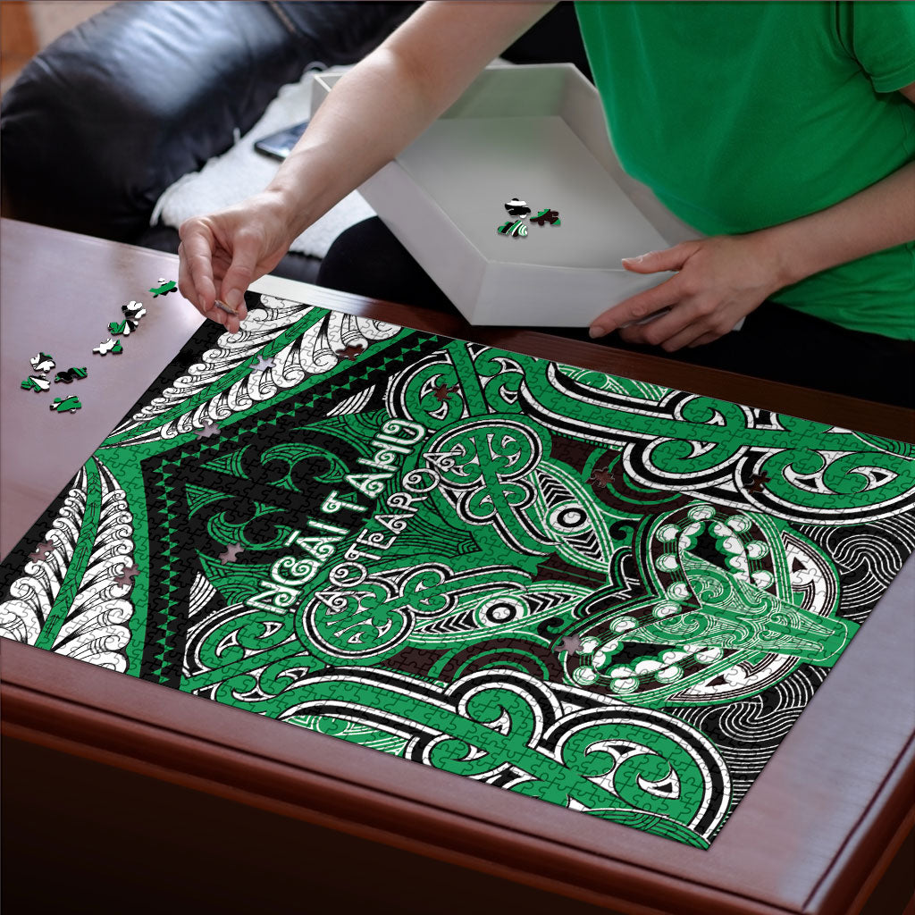 Aotearoa Iwi Ngai Tahu Puzzle Maori Kowhaiwhai Pattern