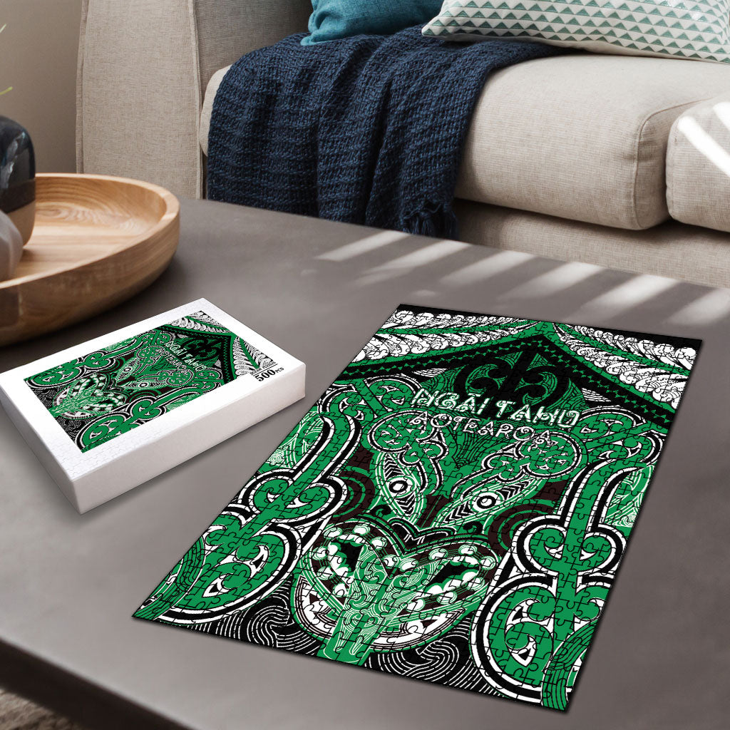 Aotearoa Iwi Ngai Tahu Puzzle Maori Kowhaiwhai Pattern