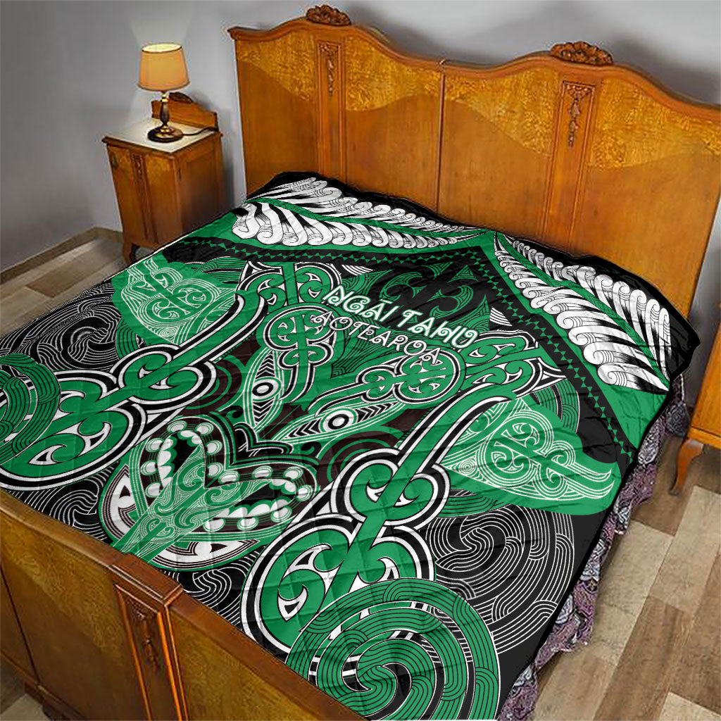 Aotearoa Iwi Ngai Tahu Quilt Maori Kowhaiwhai Pattern