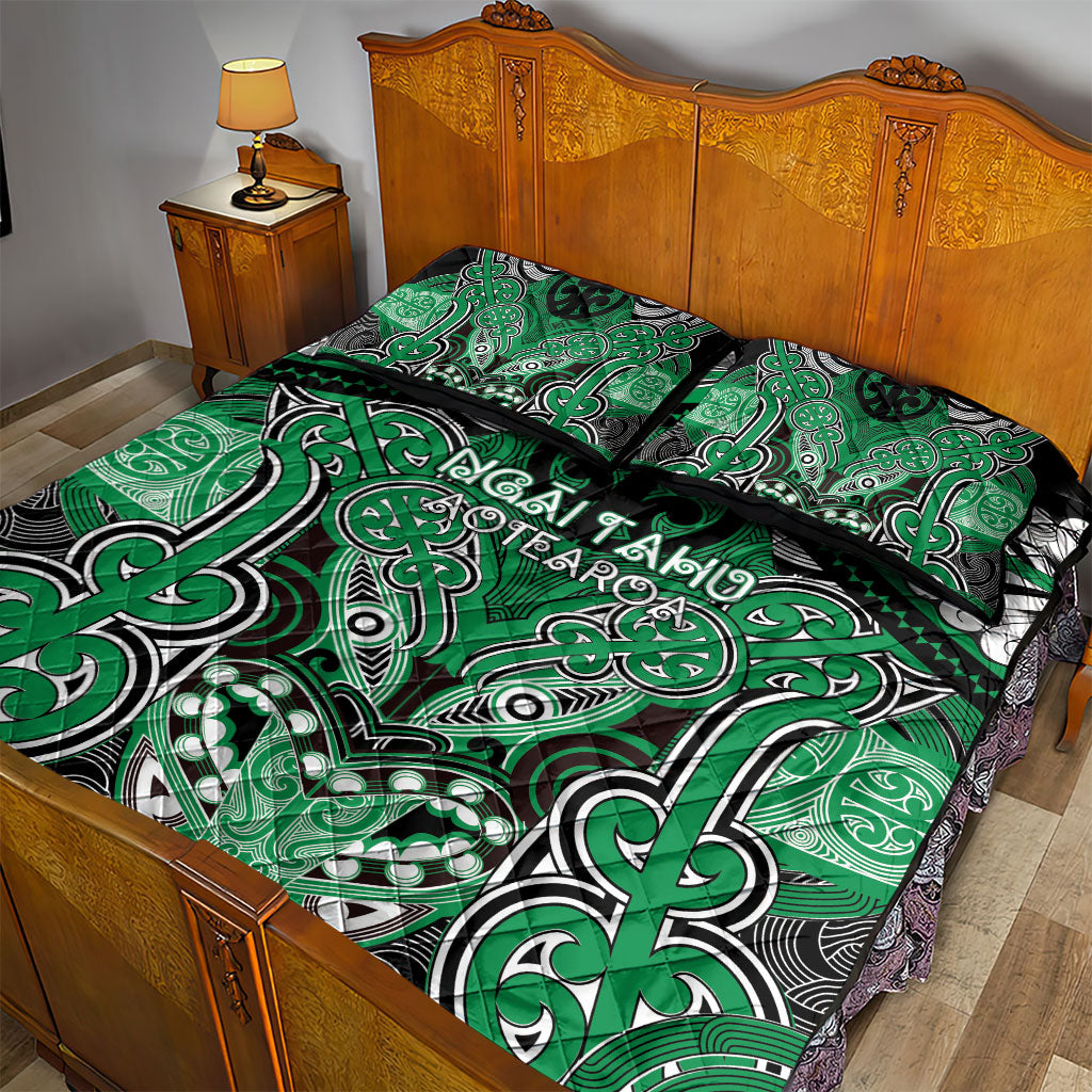 Aotearoa Iwi Ngai Tahu Quilt Bed Set Maori Kowhaiwhai Pattern