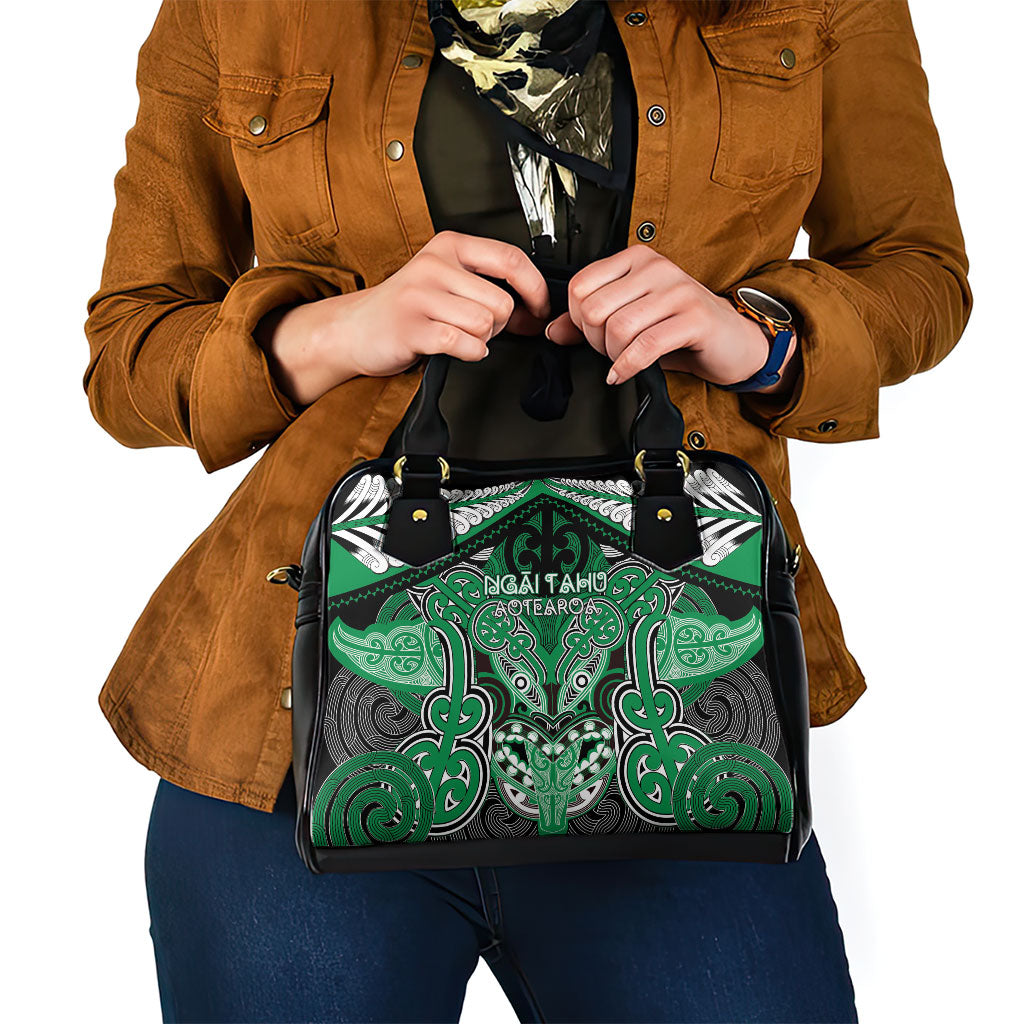 Aotearoa Iwi Ngai Tahu Shoulder Handbag Maori Kowhaiwhai Pattern