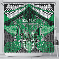 Aotearoa Iwi Ngai Tahu Shower Curtain Maori Kowhaiwhai Pattern