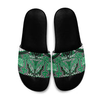Aotearoa Iwi Ngai Tahu Slide Sandals Maori Kowhaiwhai Pattern