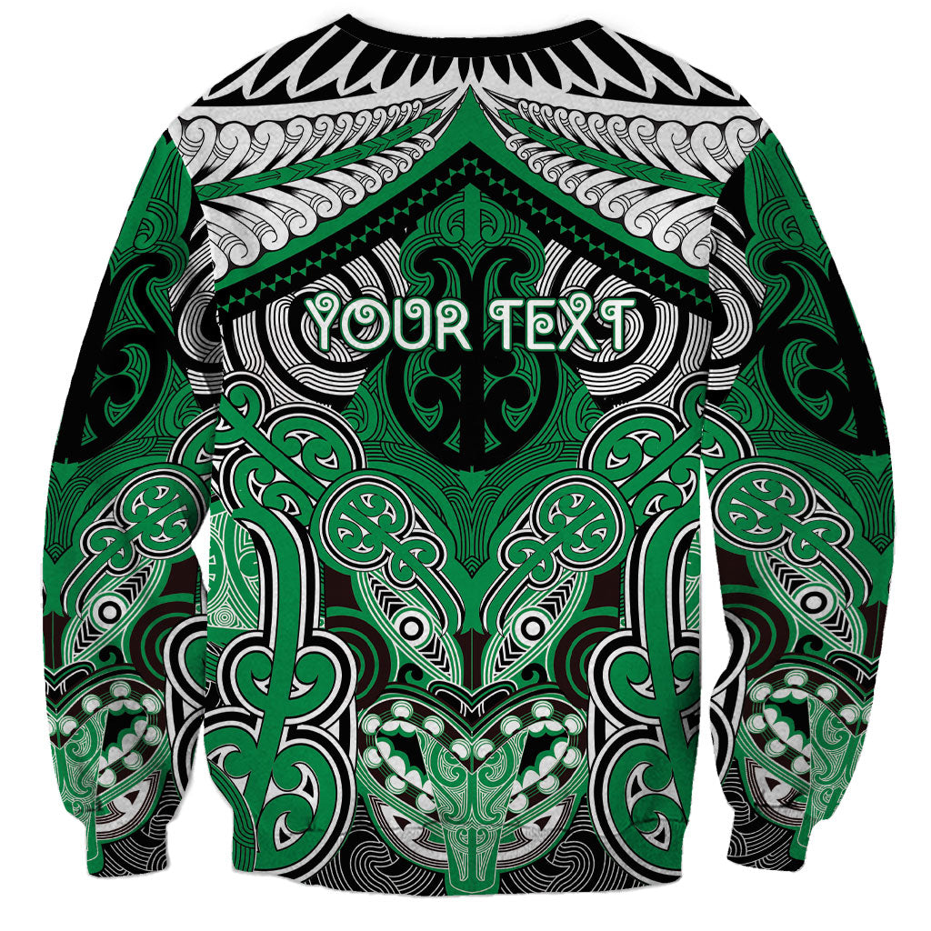 Aotearoa Iwi Ngai Tahu Personalised Sweatshirt Maori Kowhaiwhai Pattern