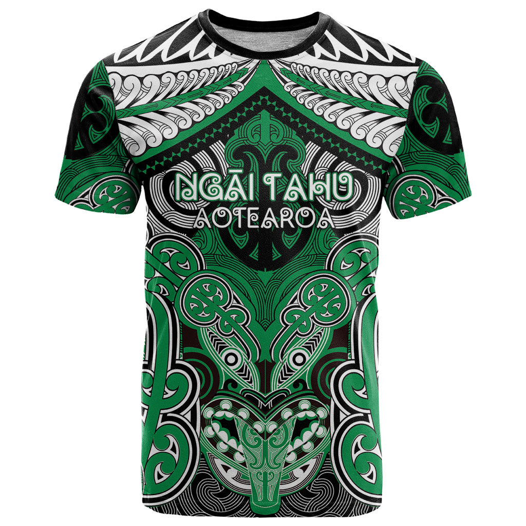 Aotearoa Iwi Ngai Tahu Personalised T Shirt Maori Kowhaiwhai Pattern