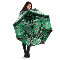 Aotearoa Iwi Ngai Tahu Umbrella Maori Kowhaiwhai Pattern