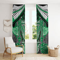 Aotearoa Iwi Ngai Tahu Window Curtain Maori Kowhaiwhai Pattern