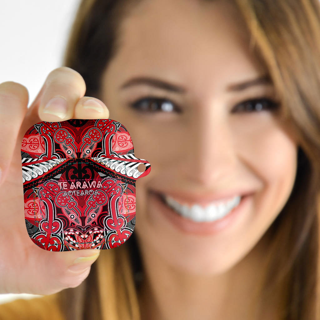 Aotearoa Iwi Te Arawa AirPods Case Maori Kowhaiwhai Pattern