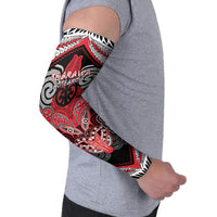 Aotearoa Iwi Te Arawa Personalised Arm Sleeves Maori Kowhaiwhai Pattern