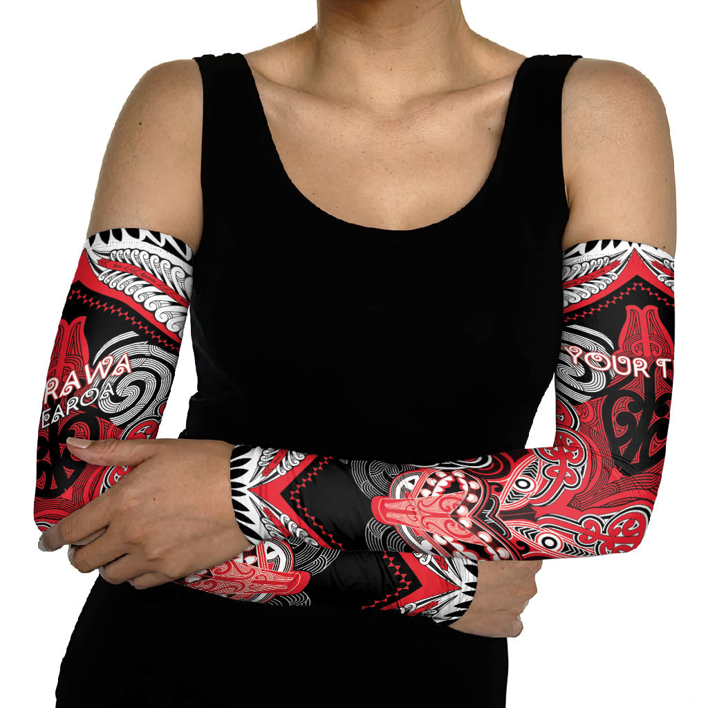Aotearoa Iwi Te Arawa Personalised Arm Sleeves Maori Kowhaiwhai Pattern