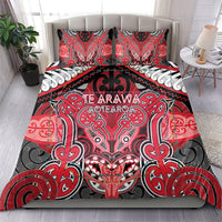 Aotearoa Iwi Te Arawa Bedding Set Maori Kowhaiwhai Pattern