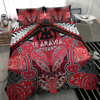 Aotearoa Iwi Te Arawa Bedding Set Maori Kowhaiwhai Pattern