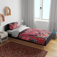Aotearoa Iwi Te Arawa Bedding Set Maori Kowhaiwhai Pattern