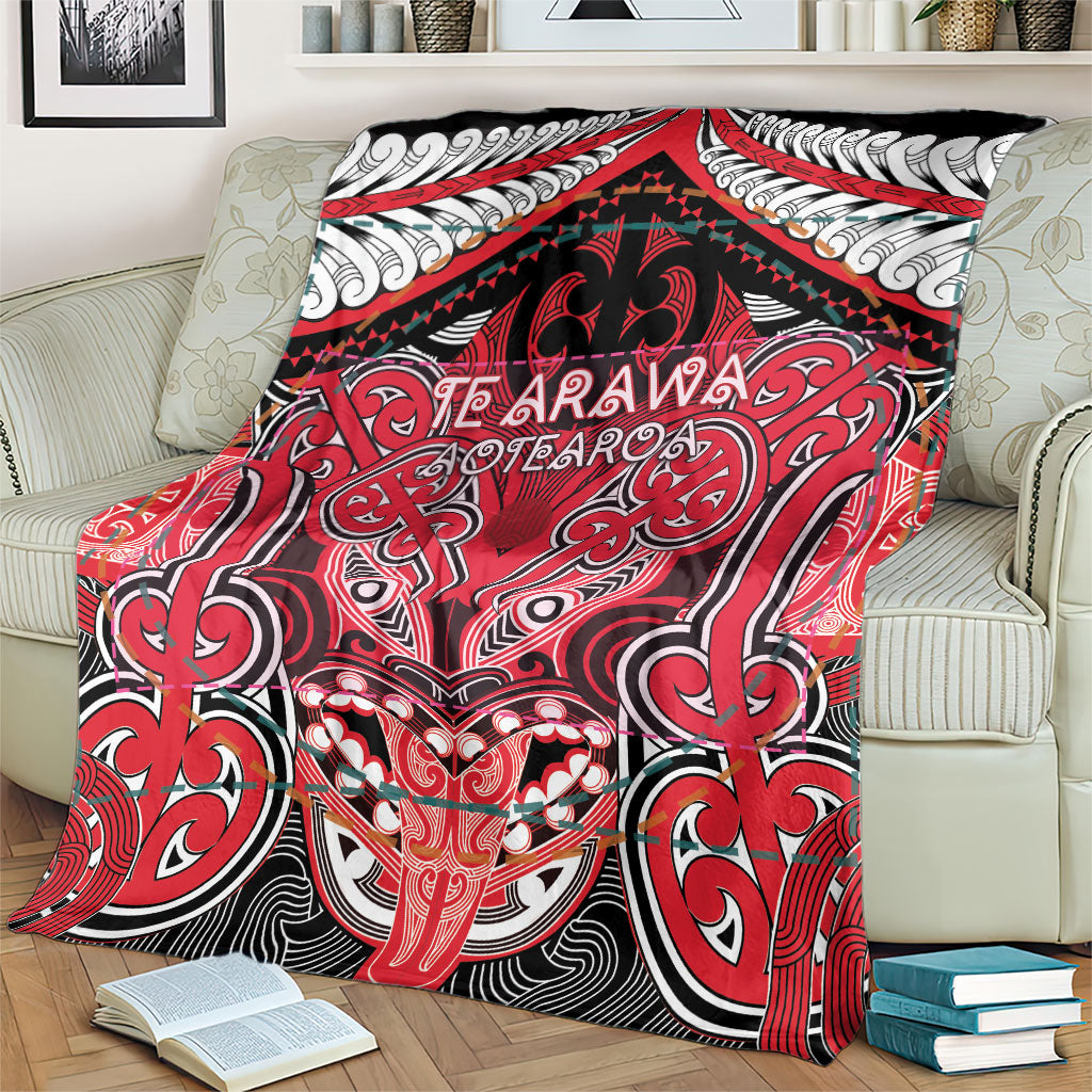 Aotearoa Iwi Te Arawa Blanket Maori Kowhaiwhai Pattern