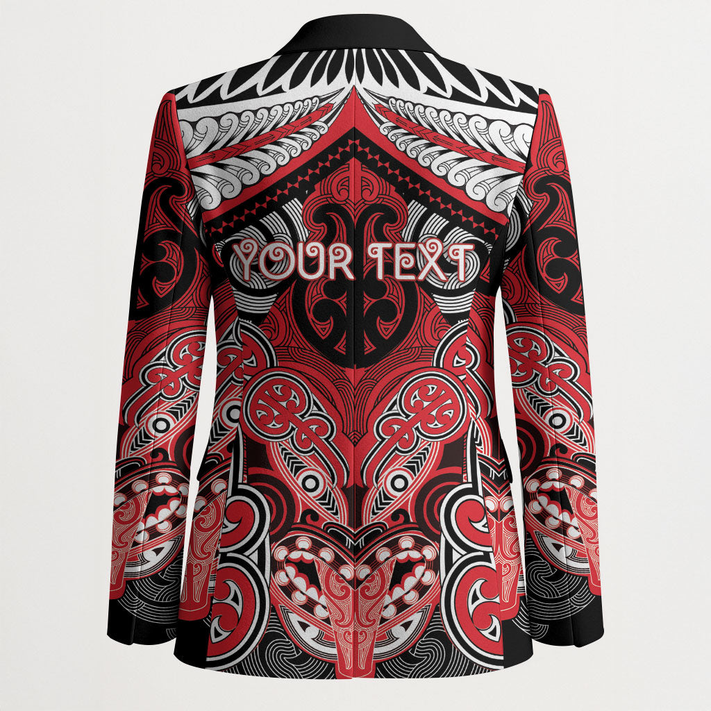 Aotearoa Iwi Te Arawa Personalised Blazer Maori Kowhaiwhai Pattern
