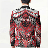 Aotearoa Iwi Te Arawa Personalised Blazer Maori Kowhaiwhai Pattern