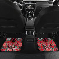 Aotearoa Iwi Te Arawa Personalised Car Mats Maori Kowhaiwhai Pattern