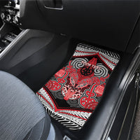 Aotearoa Iwi Te Arawa Personalised Car Mats Maori Kowhaiwhai Pattern