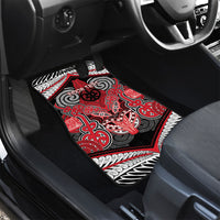 Aotearoa Iwi Te Arawa Personalised Car Mats Maori Kowhaiwhai Pattern