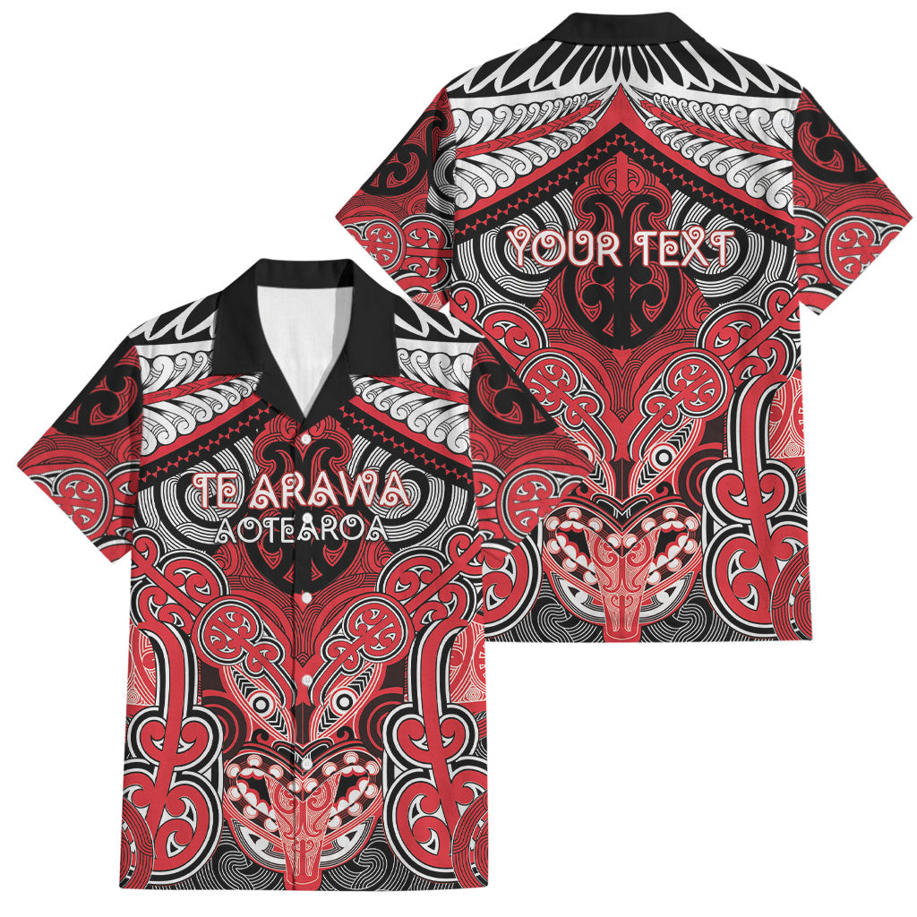 Aotearoa Iwi Te Arawa Personalised Family Matching Long Sleeve Bodycon Dress and Hawaiian Shirt Maori Kowhaiwhai Pattern