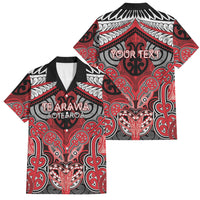 Aotearoa Iwi Te Arawa Personalised Family Matching Long Sleeve Bodycon Dress and Hawaiian Shirt Maori Kowhaiwhai Pattern