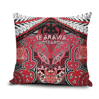 Aotearoa Iwi Te Arawa Pillow Cover Maori Kowhaiwhai Pattern