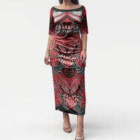 Aotearoa Iwi Te Arawa Personalised Puletasi Maori Kowhaiwhai Pattern