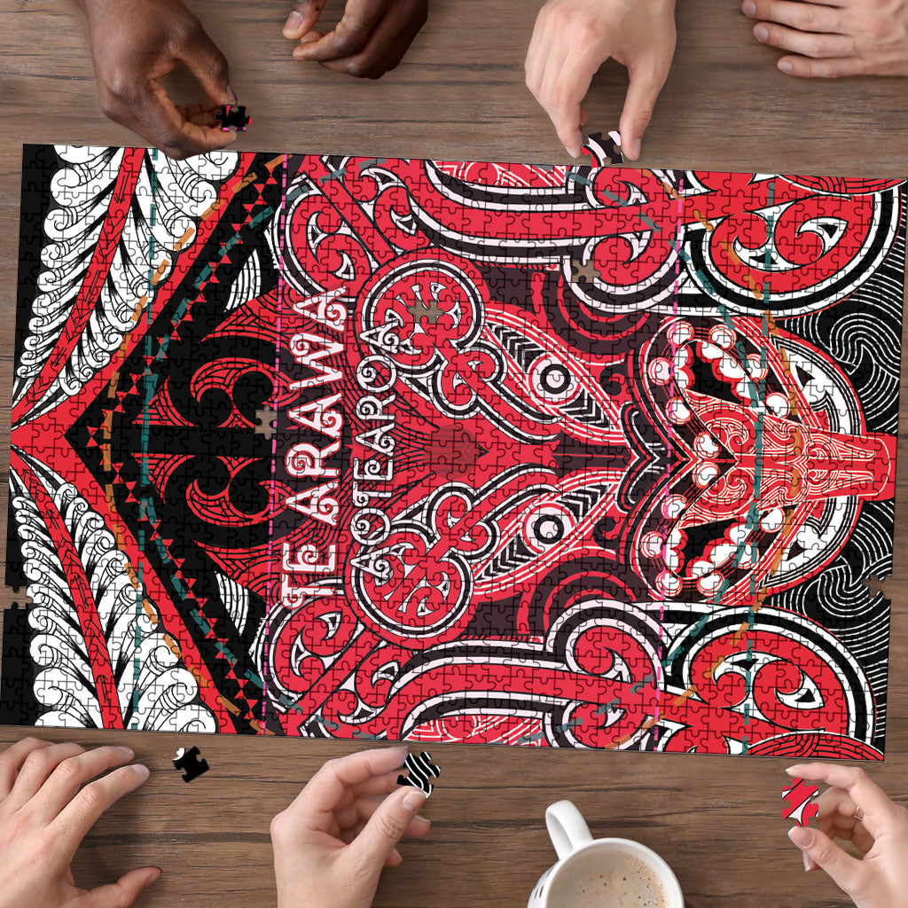 Aotearoa Iwi Te Arawa Puzzle Maori Kowhaiwhai Pattern