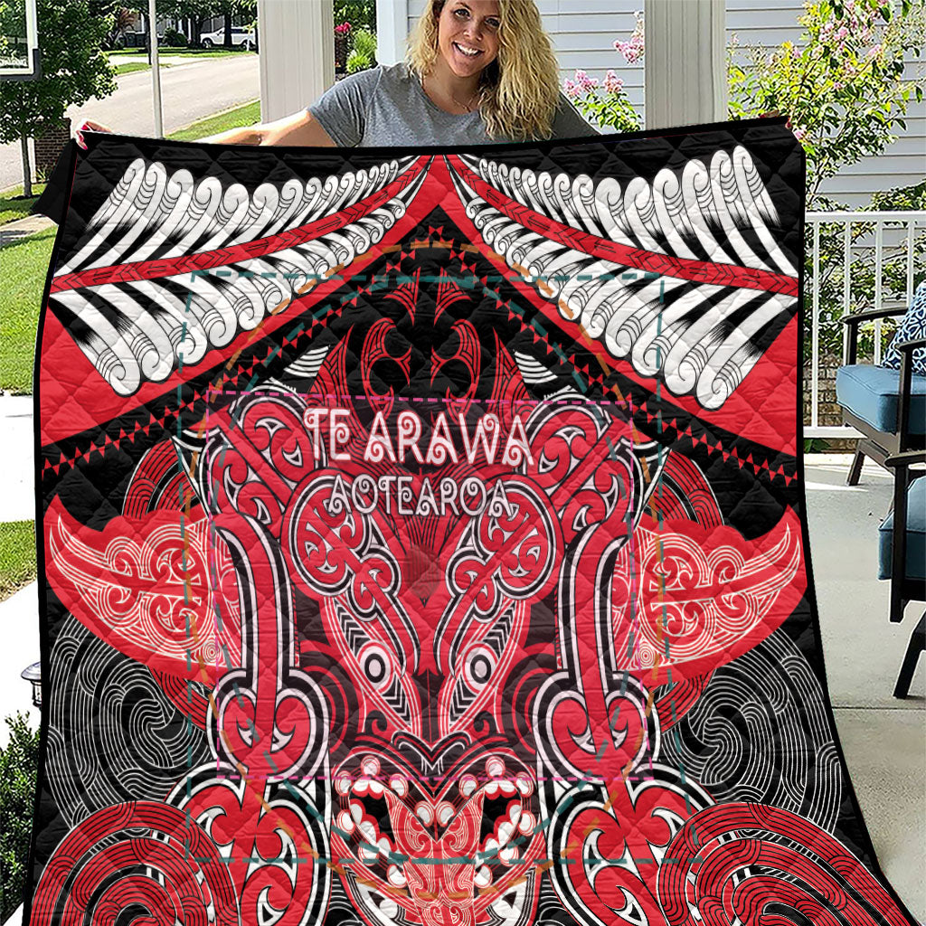 Aotearoa Iwi Te Arawa Quilt Maori Kowhaiwhai Pattern