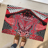 Aotearoa Iwi Te Arawa Rubber Doormat Maori Kowhaiwhai Pattern