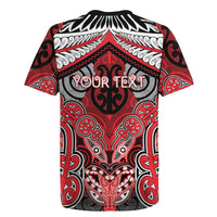 Aotearoa Iwi Te Arawa Personalised Rugby Jersey Maori Kowhaiwhai Pattern