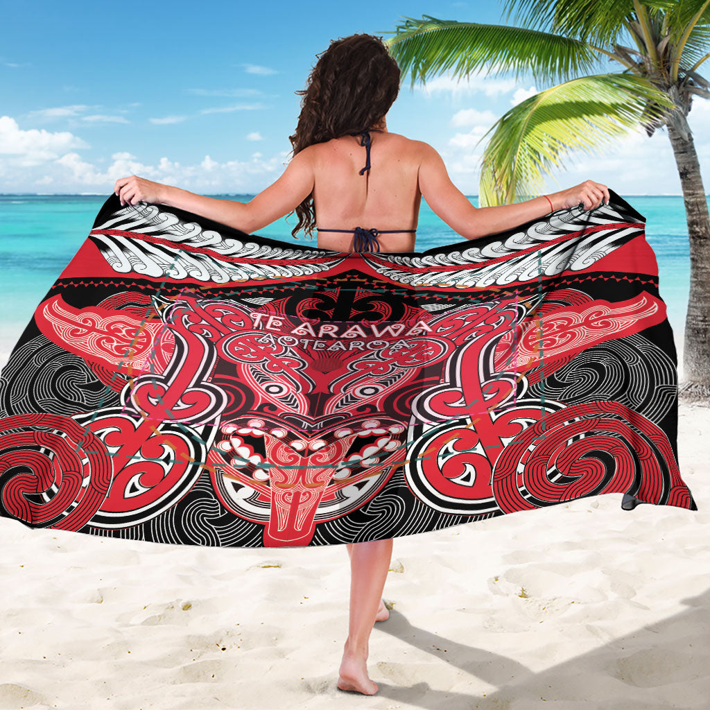 Aotearoa Iwi Te Arawa Sarong Maori Kowhaiwhai Pattern