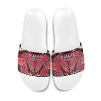 Aotearoa Iwi Te Arawa Slide Sandals Maori Kowhaiwhai Pattern