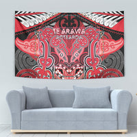 Aotearoa Iwi Te Arawa Tapestry Maori Kowhaiwhai Pattern