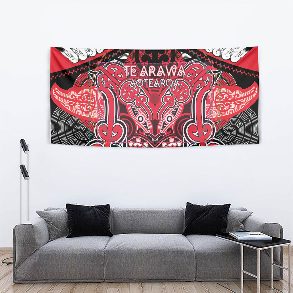 Aotearoa Iwi Te Arawa Tapestry Maori Kowhaiwhai Pattern