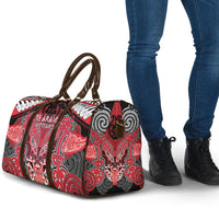 Aotearoa Iwi Te Arawa Travel Bag Maori Kowhaiwhai Pattern