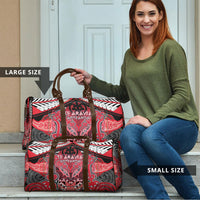 Aotearoa Iwi Te Arawa Travel Bag Maori Kowhaiwhai Pattern