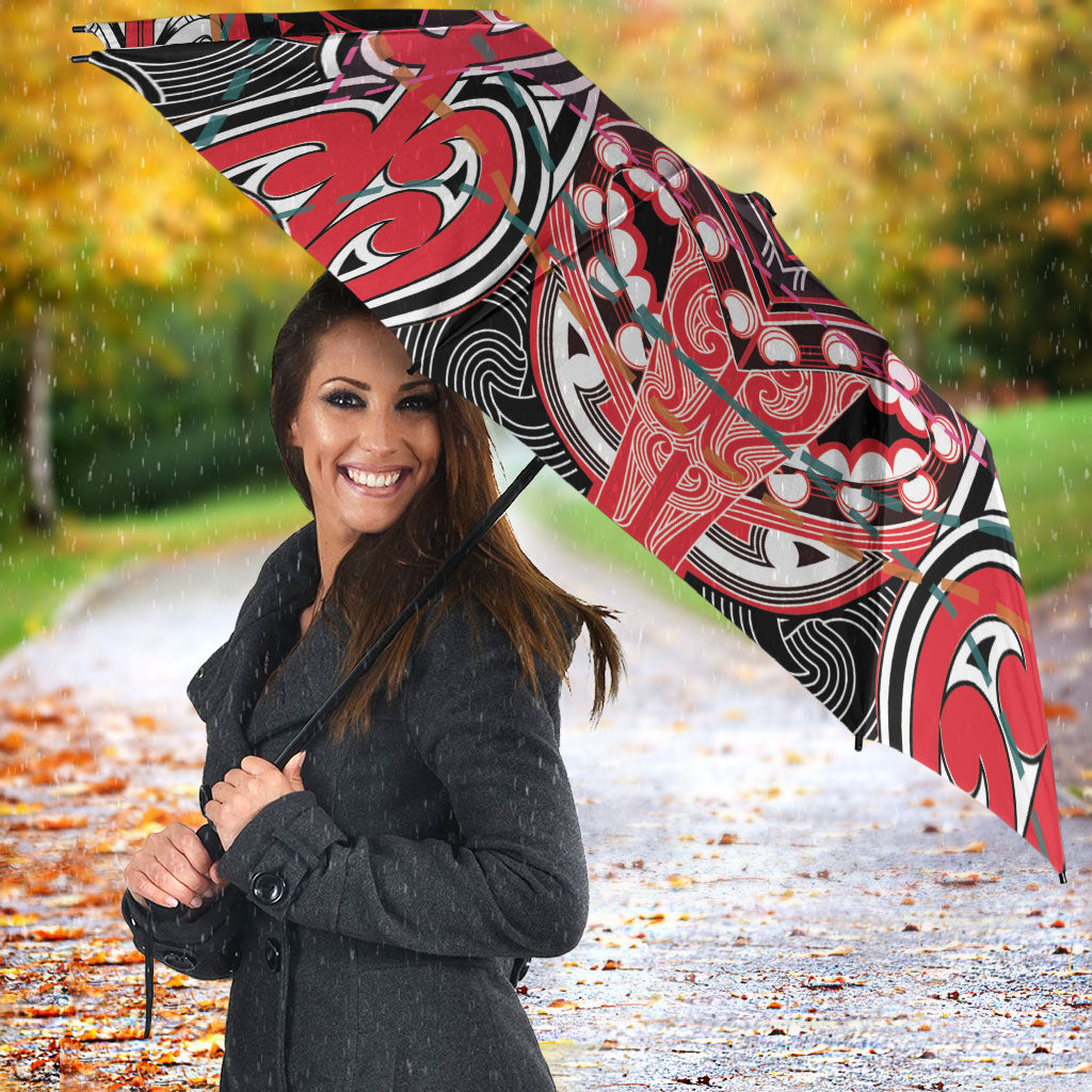 Aotearoa Iwi Te Arawa Umbrella Maori Kowhaiwhai Pattern