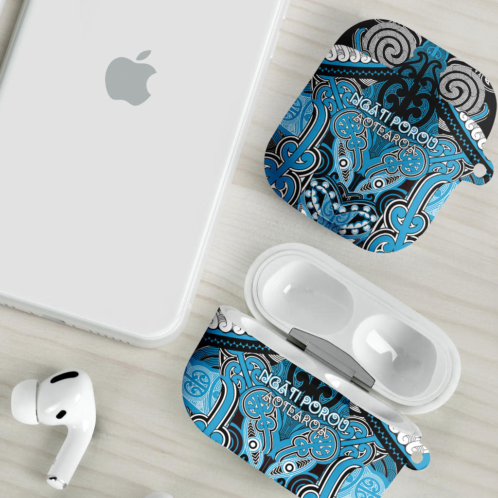 Aotearoa Iwi Ngati Porou AirPods Case Maori Kowhaiwhai Pattern