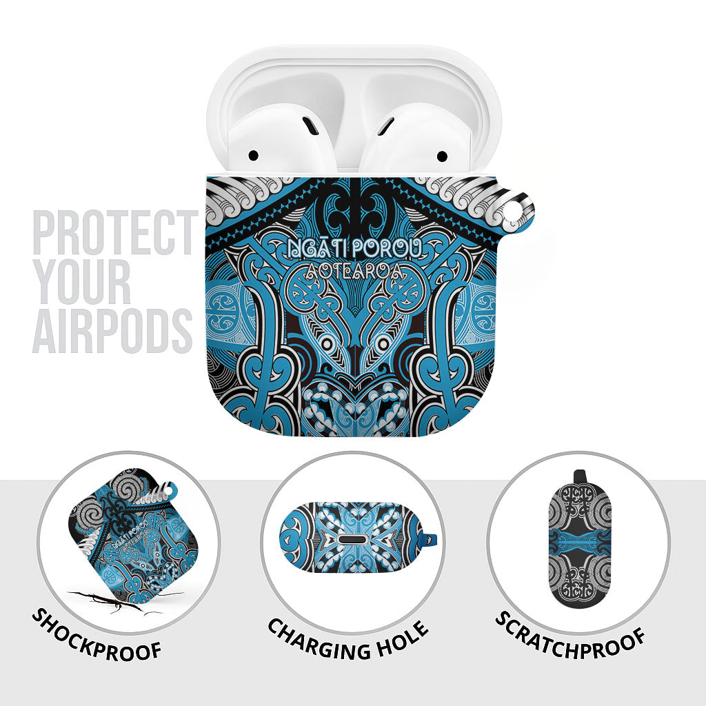 Aotearoa Iwi Ngati Porou AirPods Case Maori Kowhaiwhai Pattern