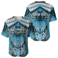 Aotearoa Iwi Ngati Porou Personalised Baseball Jersey Maori Kowhaiwhai Pattern