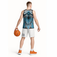 Aotearoa Iwi Ngati Porou Personalised Basketball Jersey Maori Kowhaiwhai Pattern