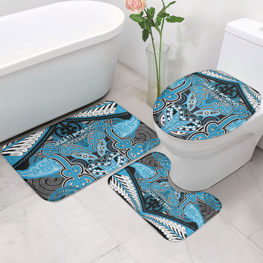Aotearoa Iwi Ngati Porou Bathroom Set Maori Kowhaiwhai Pattern
