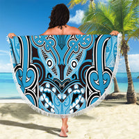 Aotearoa Iwi Ngati Porou Beach Blanket Maori Kowhaiwhai Pattern